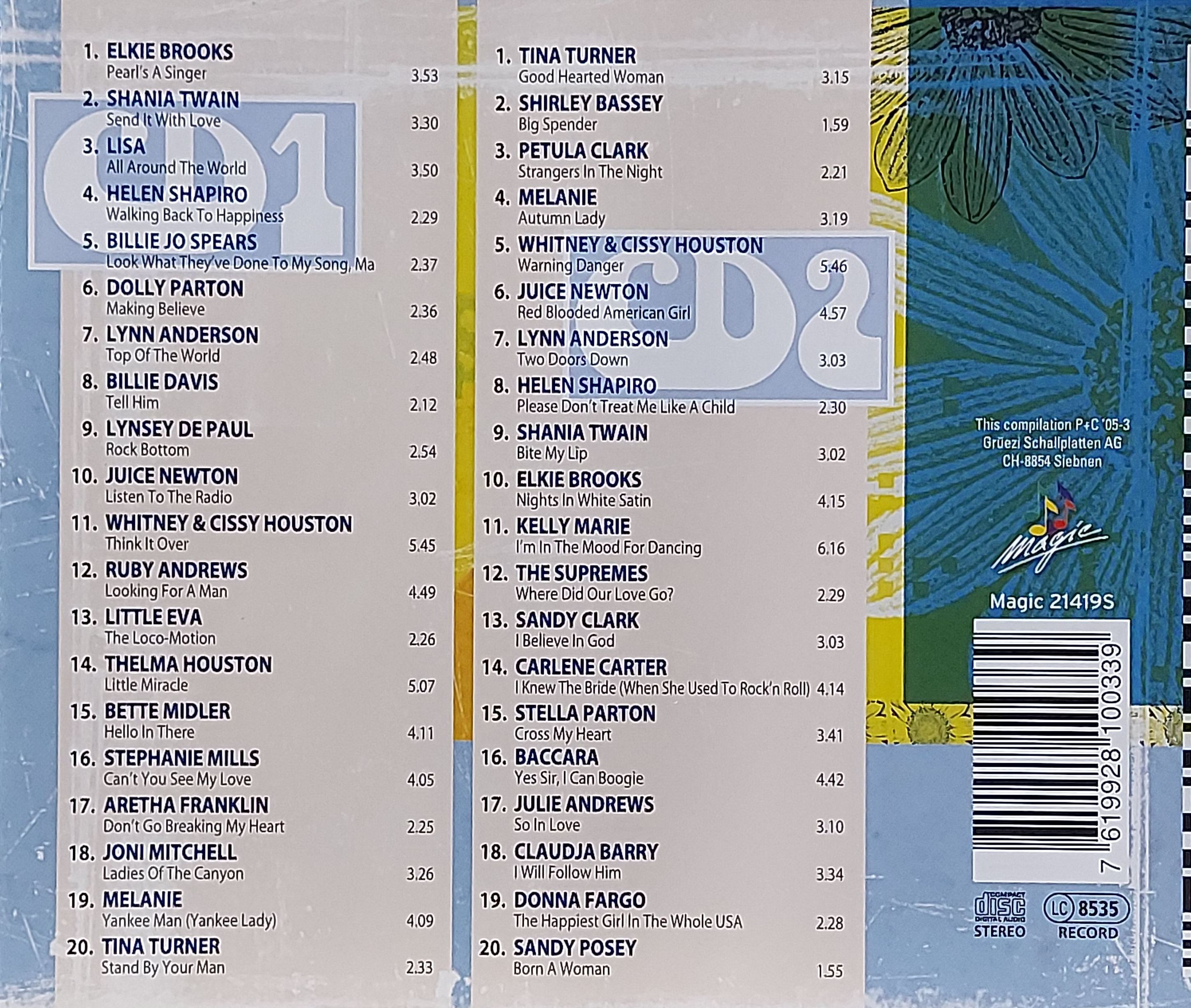 Used CD,40 Jahre The Very Best of Lady Power (A)(2CD)(Various Artists)(2005)