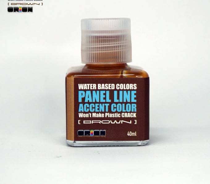 ORION Water-Based Panel Line Accent Color Brown ขนาด 40ml