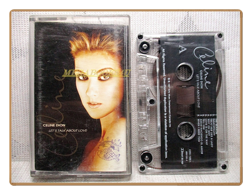 เทปเพลงสากล CELINE DION อัลบั้ม LET'S TALK ABOUT LOVE