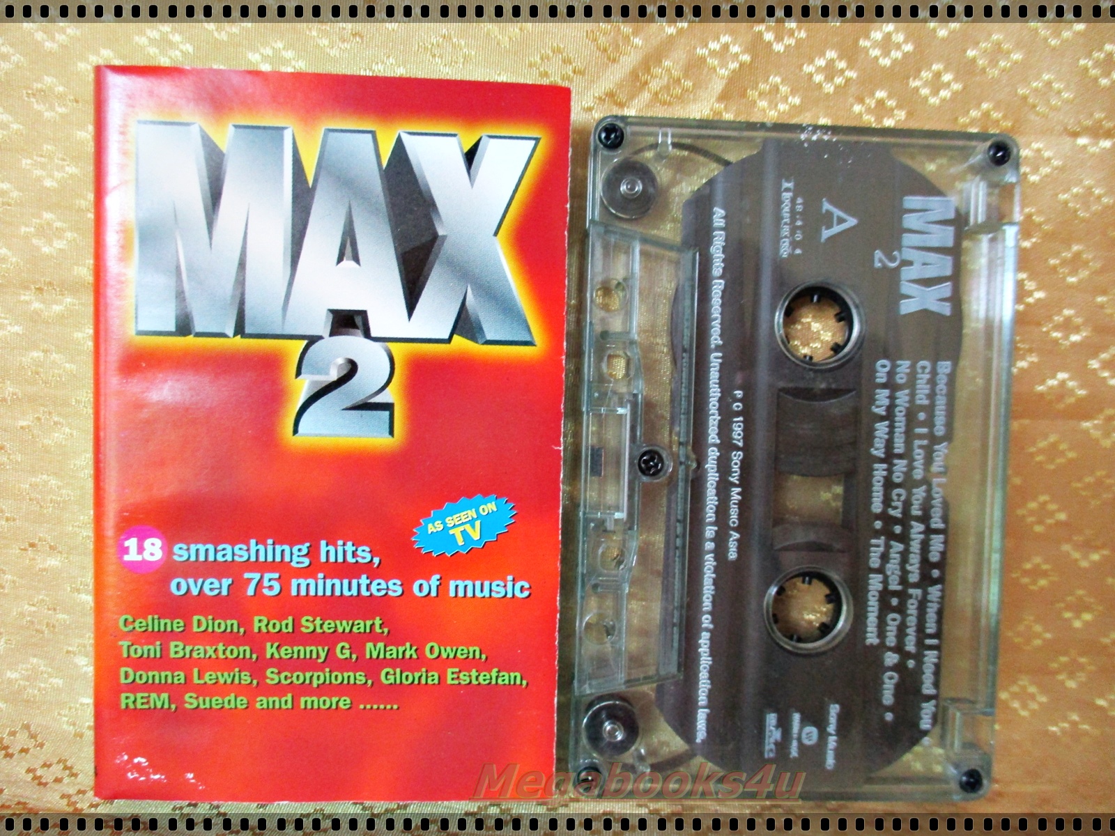 เทปเพลงสากล อัลบั้ม MAX 2 18 SMASHING HITS