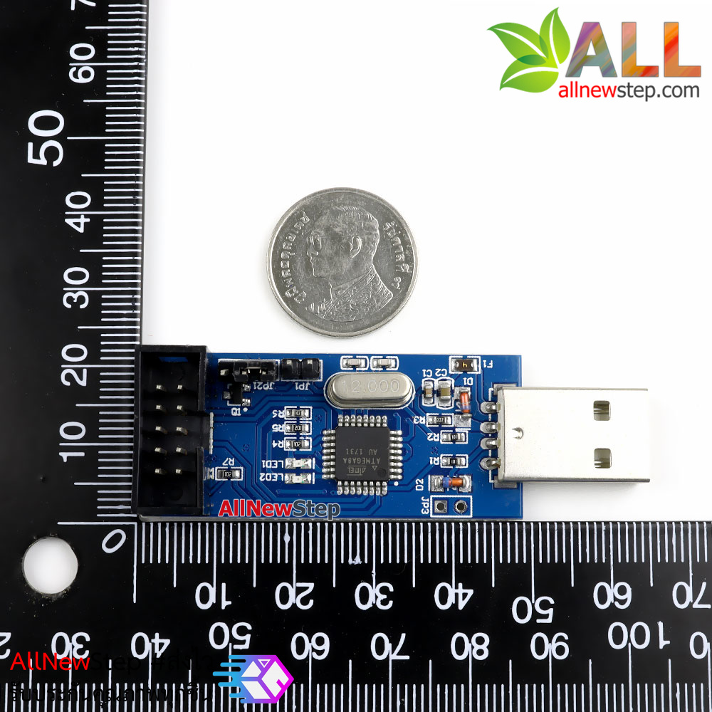 USBASP บอร์ดเบิร์น เครื่องโปรแกรม Arduino IC Arduino USBASP USBISP AVR Programmer