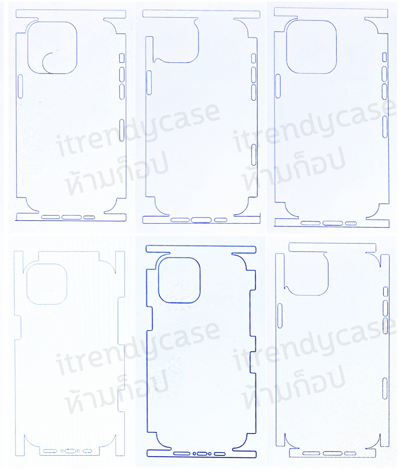 ฟิล์มรอบเครื่อง (Size M) FOCUS ไฮโดรเจล ใส ด้าน ใช้สำหรับ iPhone 17 Pro Max Air 16 15 Plus 14 14 13 mini 12 ใบกำกับภาษี