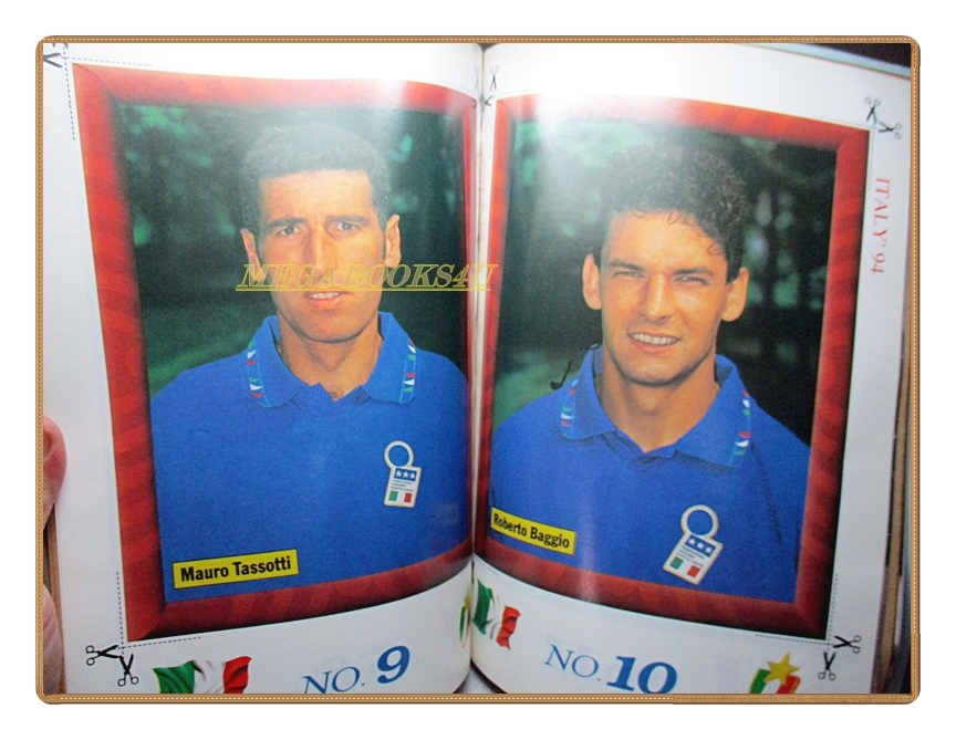 สตาร์ซอคเกอร์เอ๊กซ์ตร้าทีมชาติอิตาลี ฟุตบอลโลกUSA'94 ฉบับที่39 ปี2537 สภาพดี