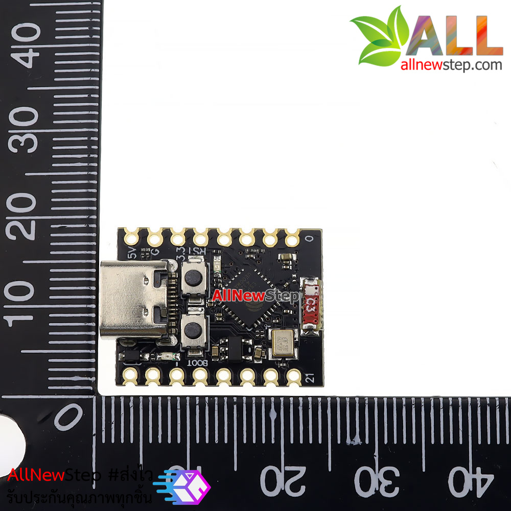 บอร์ด ESP32-C3 Development Board esp32-c3 Bluetooth 5.0 LE supere mini Development Board บอร์ดที่ดีกว่า ESP8266 บัดกรีขาแล้ว