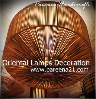 โคมไฟไม้ไผ่แบบแขวนเพดาน สำหรับตบแต่งโรงแรม รีสอร์ท บ้าน สปา ร้านกาแฟ Bamboo lamp ceiling hanging for hotel resort decoration สำเนา