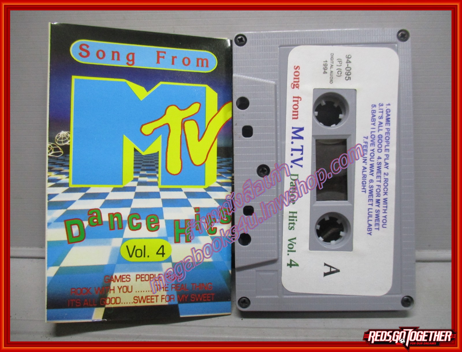 เทปเพลงสากล อัลบั้ม SONG FROM MTV DANCE HITS VOL.4