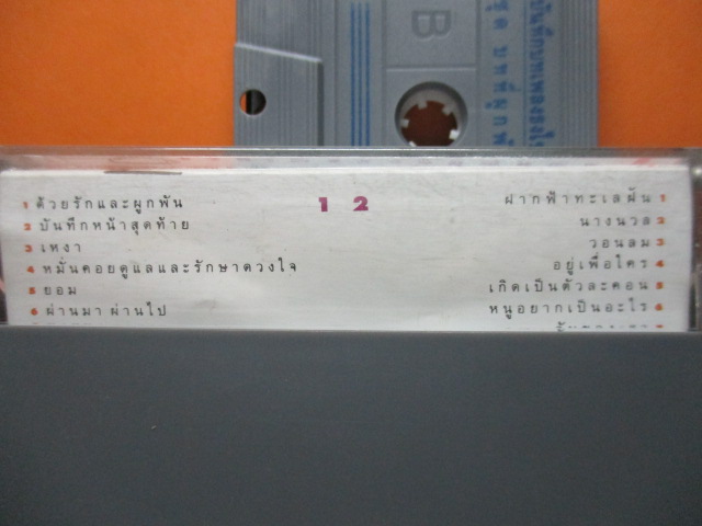 เทปเพลงไทยสากล เบิร์ด ธงไชย แมคอินไตย์ อัลบั้ม รวมเพลงที่ผูกพัน