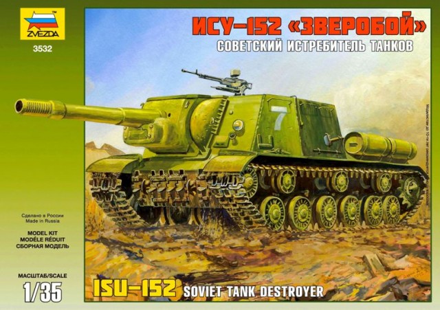 1/35 ISU-152 Soviet Tank Destroyer