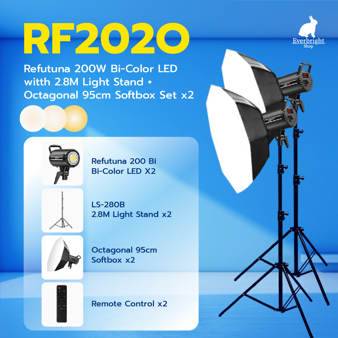 Refutuna 200Watt Bi-Color Set 2X