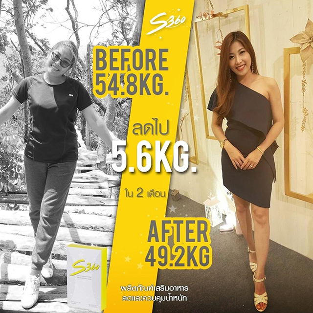 S360 อาหารเสริมลดน้ำหนัก เคล็ดลับหุ่น S ของ ปราง & น้ำตาล S360 อาหารเสริมลดน้ำหนัก เคล็ดลับหุ่น S ของ ปราง & น้ำตาล