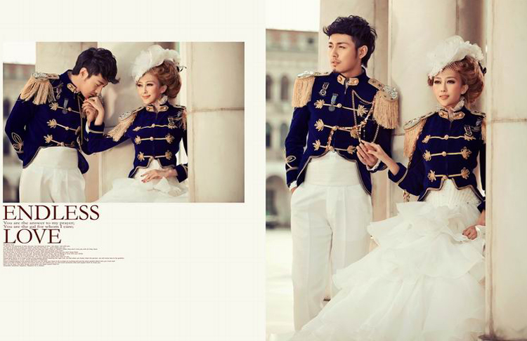 **พรีออเดอร์**รหัส PW058 ชุดถ่ายพรีเว็ดดิ้ง (pre wedding dress) ชุดแฟนตาซีชายหญิง "ธีมเจ้าหญิงเจ้าชาย"