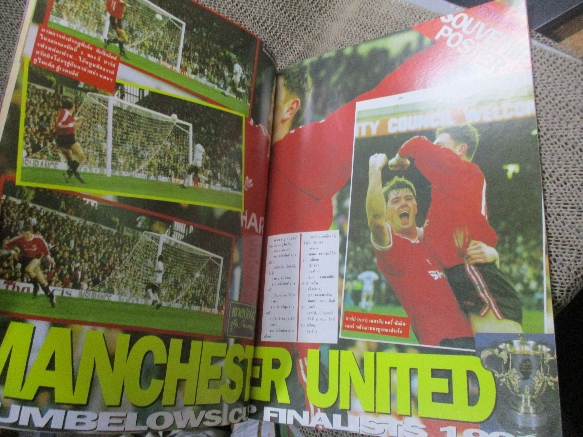 สตาร์ซอคเกอร์ ฉบับที่0702 ปี2534 แมนยูฯ รับถ้วย