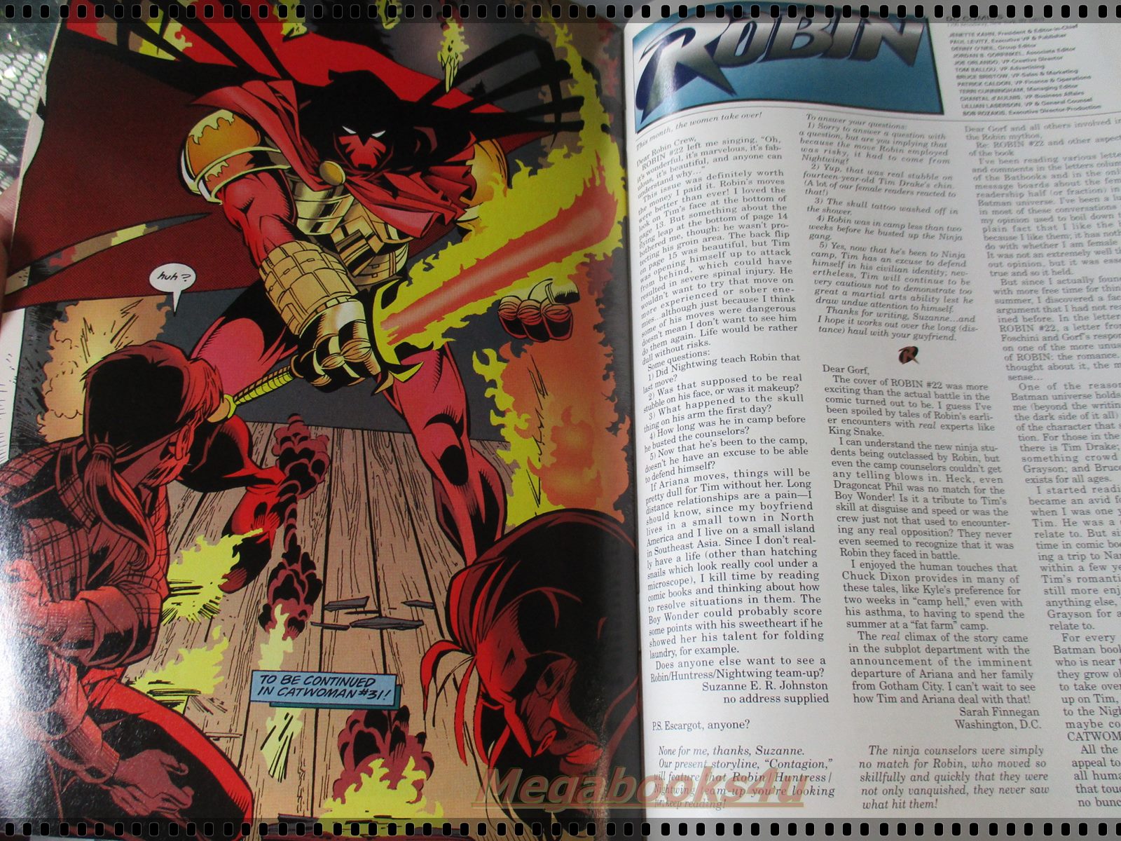 การ์ตูน DC comics การ์ตูนภาษาอังกฤษ แบทแมน BATMAN ฉบับที่ 027 ปี2539 ตอน ROBIN NATURAL BORN HEALER