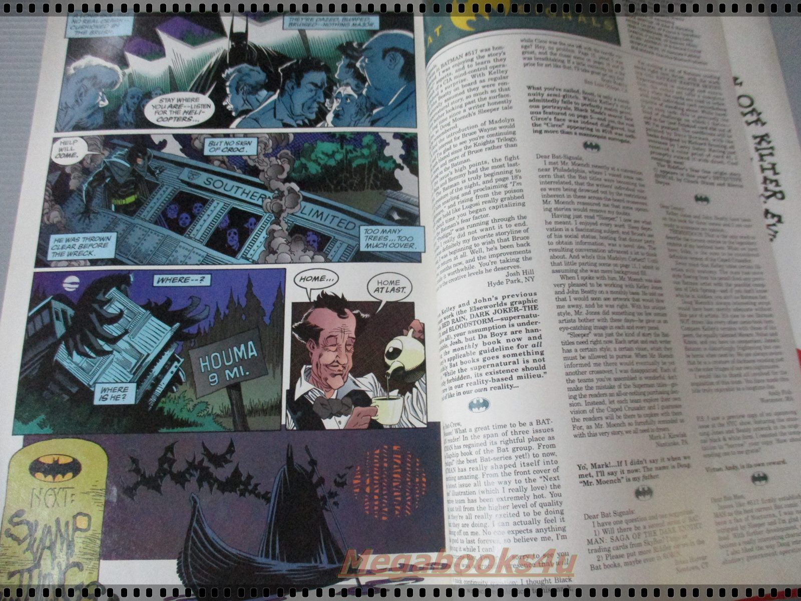 การ์ตูน DC comics การ์ตูนภาษาอังกฤษ แบทแมน BATMAN ฉบับที่ 521 ตอน KILLER CROC ปี2539