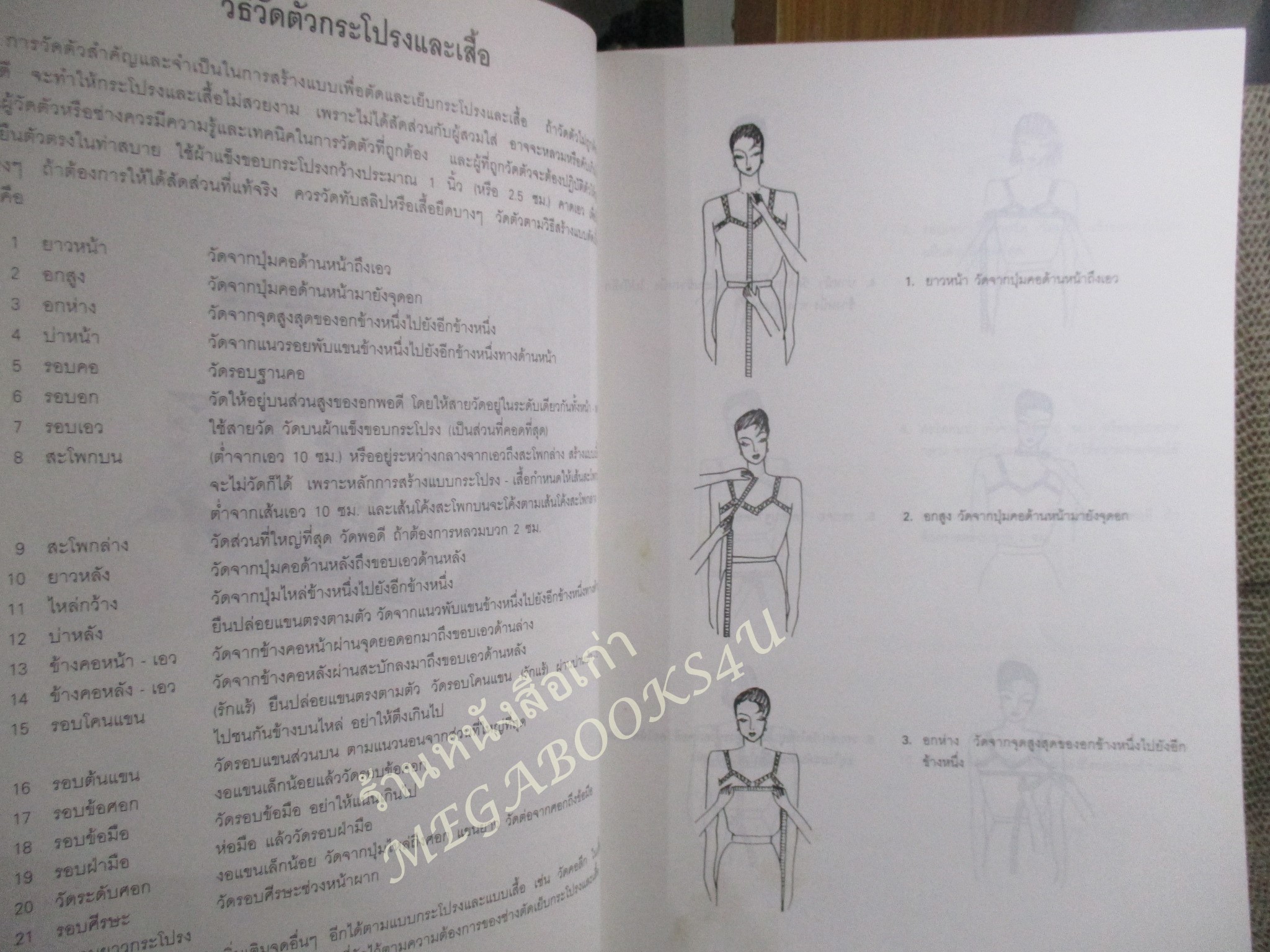 หนังสือ ตัดเสื้อสตรี เล่มพิมพ์พิเศษ3 โดย อาจารย์พยุง วงศ์ศศิธร