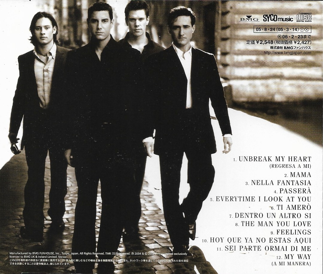 Used CD,IL Divo - IL Divo (A+)(2005)(Japan)