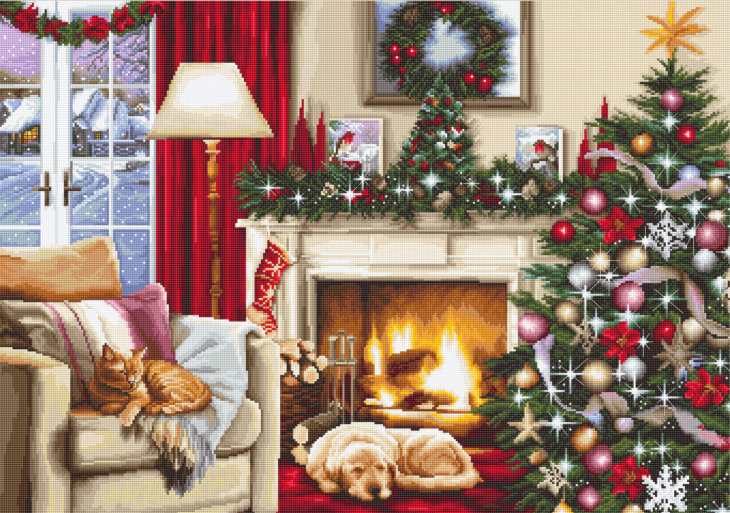 Luca-S ชุดปัก Christmas interior