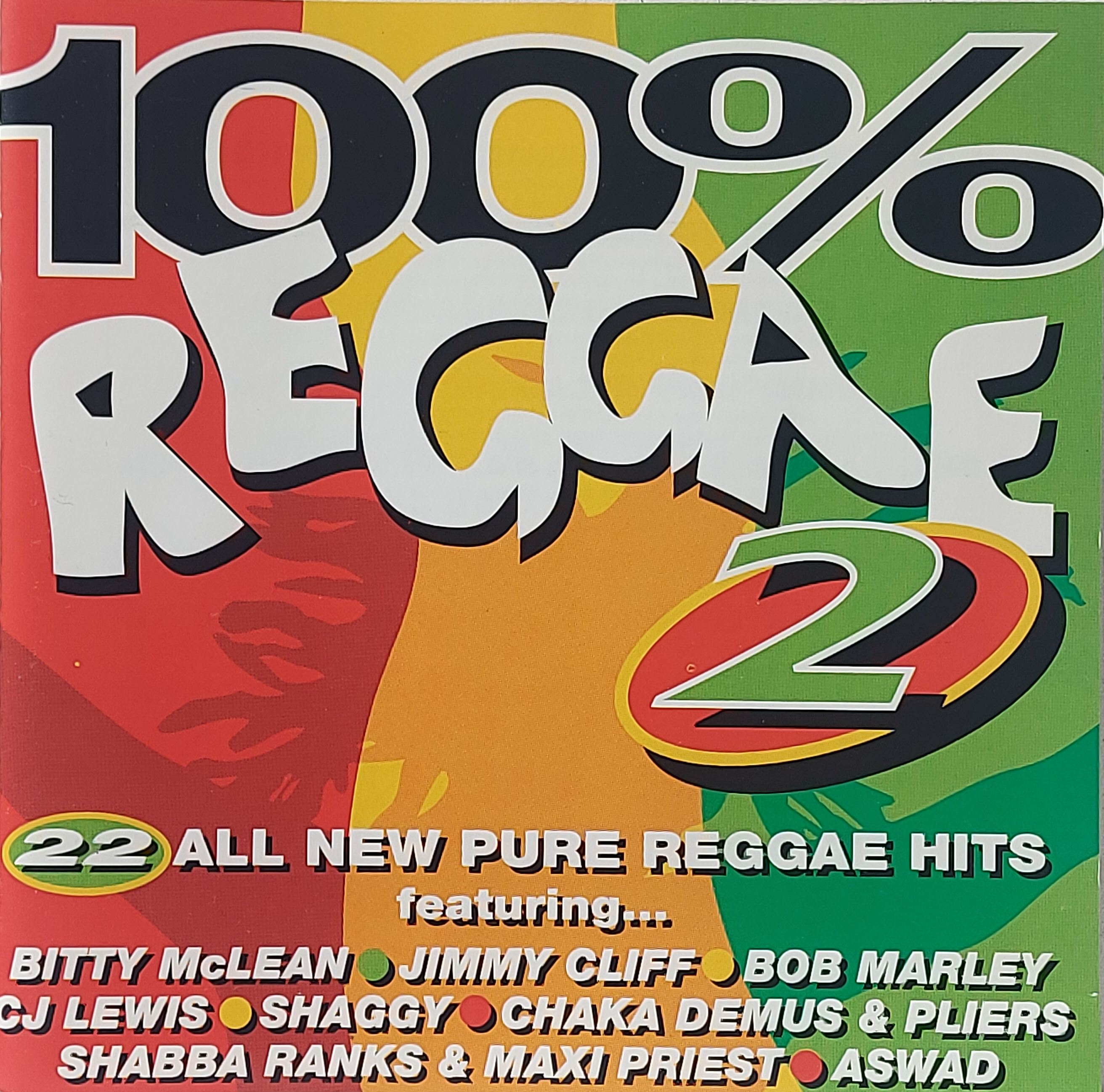 Used CD,100% Reggae 2 (C)(Various Artists) (1994) (England)