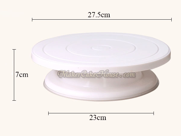 แป้นหมุนแต่งหน้าเค้ก / ฐานรองเค้ก