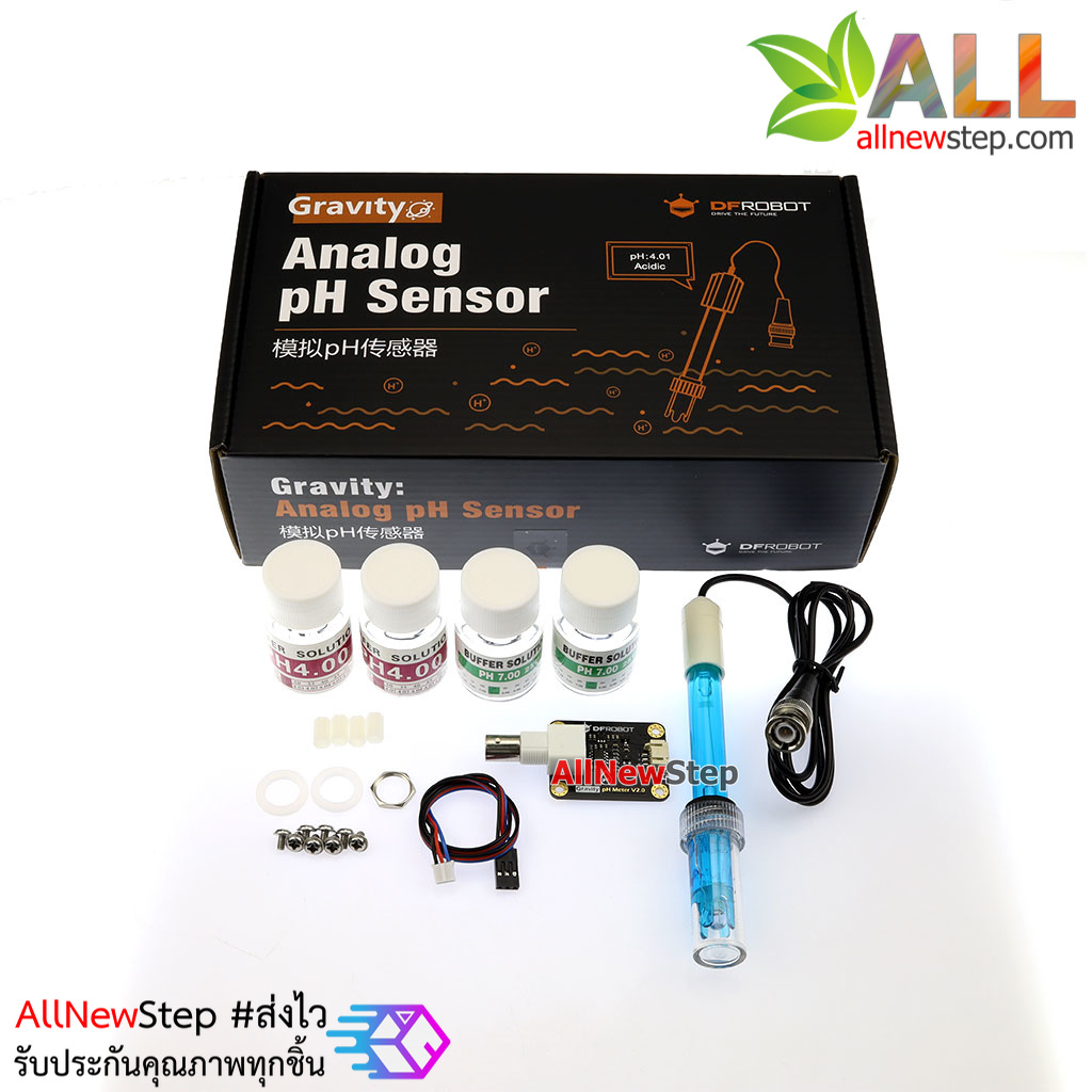 DFROBOT Gravity Analog pH meter เซนเซอร์วัดค่า pH Sensor จาก DFROBOT