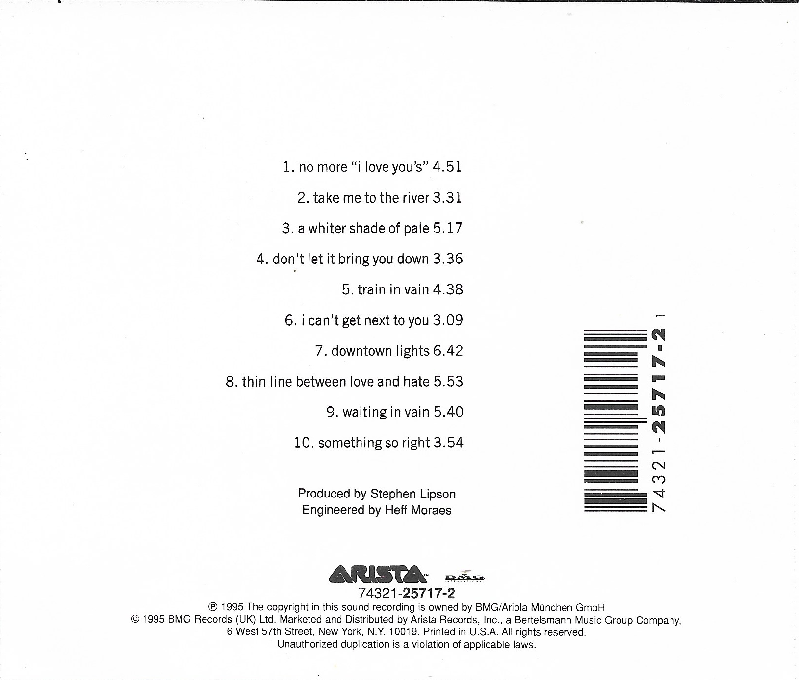 Used CD,Annie Lennox - Medusa (A+)(1995)(USA)