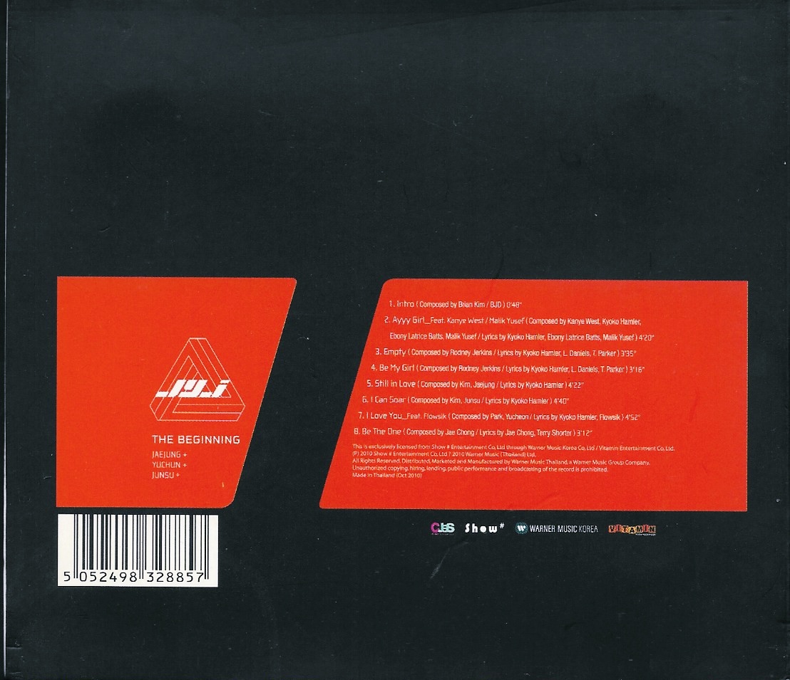 CD,JYJ - The Beginning (K-Pop)(2010)(Thai)