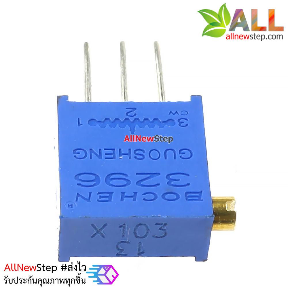ตัวต้านทานปรับค่าได้ 10k 103 แบบละเอียดหมุน 25 รอบ Trimpot 10 K 25 Turns 3296 Series Potentiometer Valiable Resisaor
