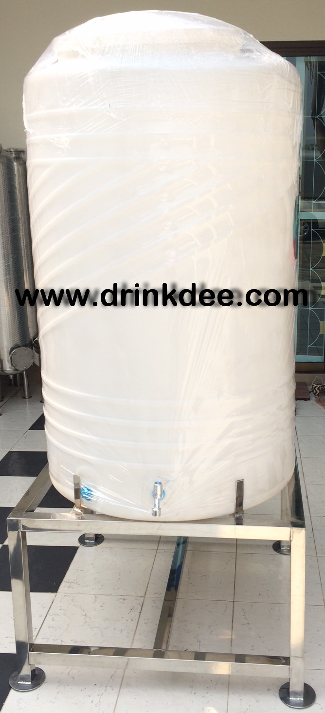 เครื่องกรองน้ำ 5 ขั้นตอน RO.300G (โครงST+ถัง PE 500 ลิตร)