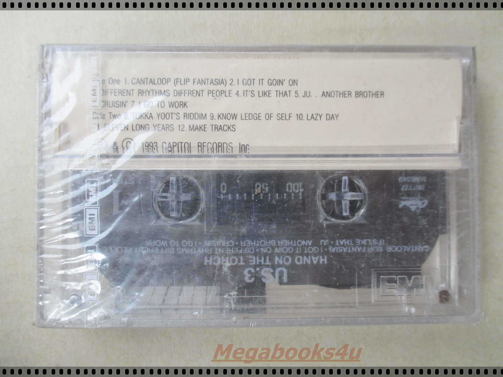 ขายเทปเพลงสากลเก่า US 3-HAND ON THE TORCH มือ1ในซีล