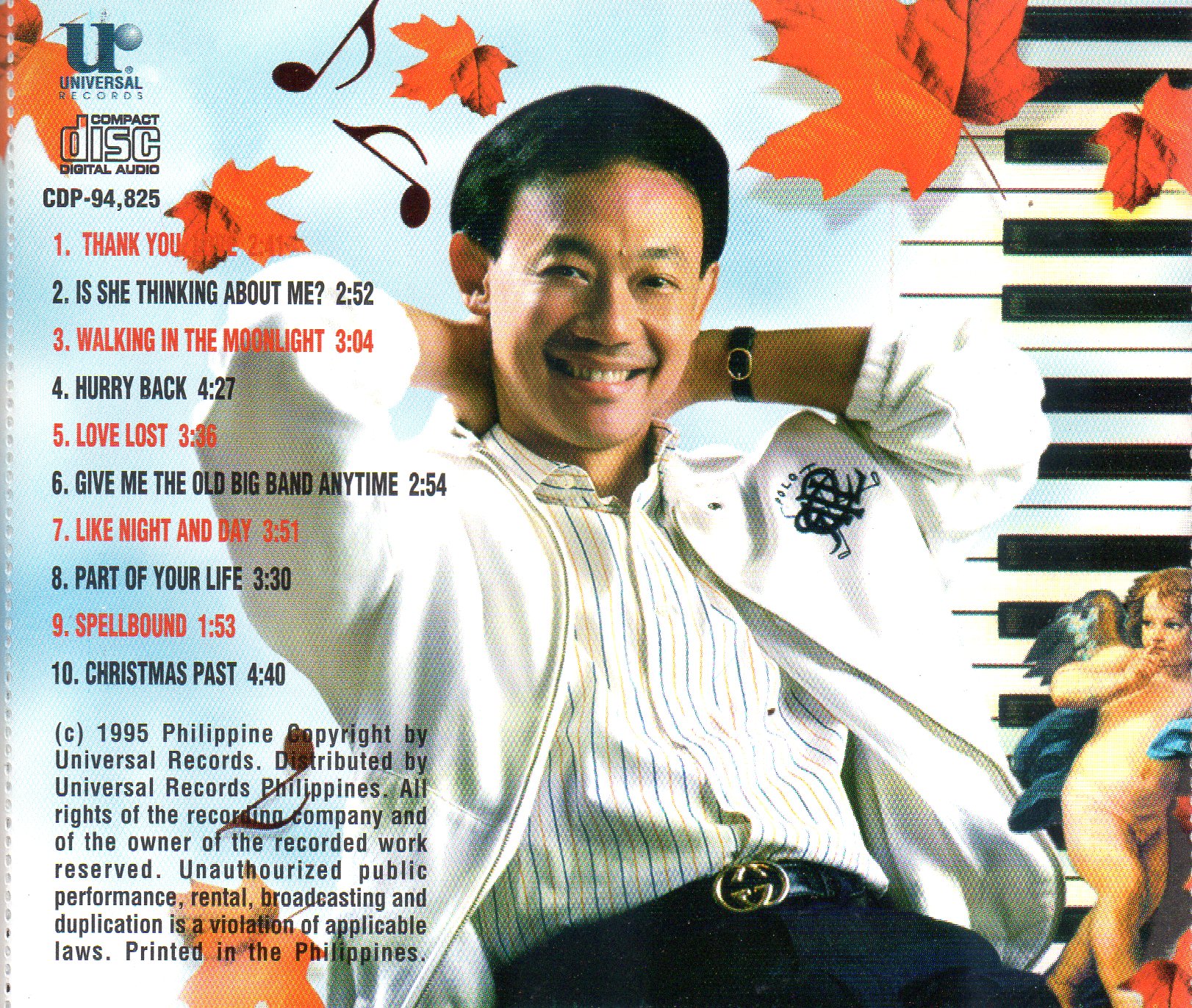 CD,Jose Mari Chan - Thank You, Love (1995)(Philippines)