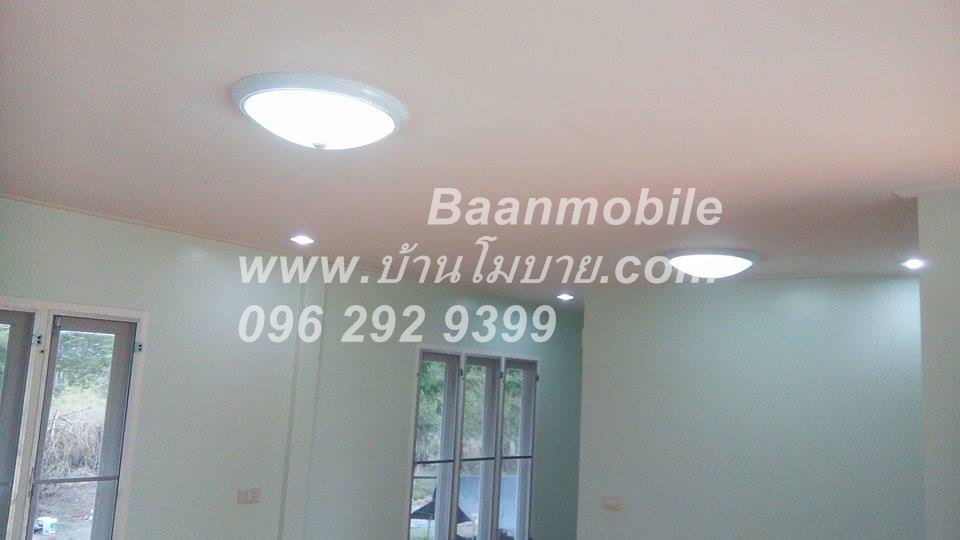 บ้านน๊อคดาวน์ ขนาด 6*7 เมตร ระเบียง 3*3 เมตร ยกสูง 2 เมตร (2ห้องนอน 2ห้องน้ำ 1ห้องรับเเขก)