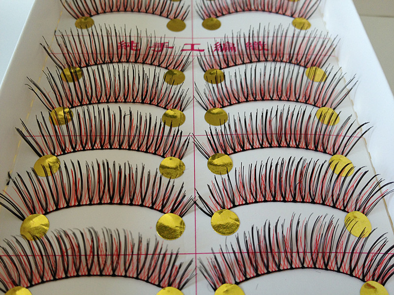 V-F5 ขนตา (ขายปลีก) เเพ็คละ 10 คู่