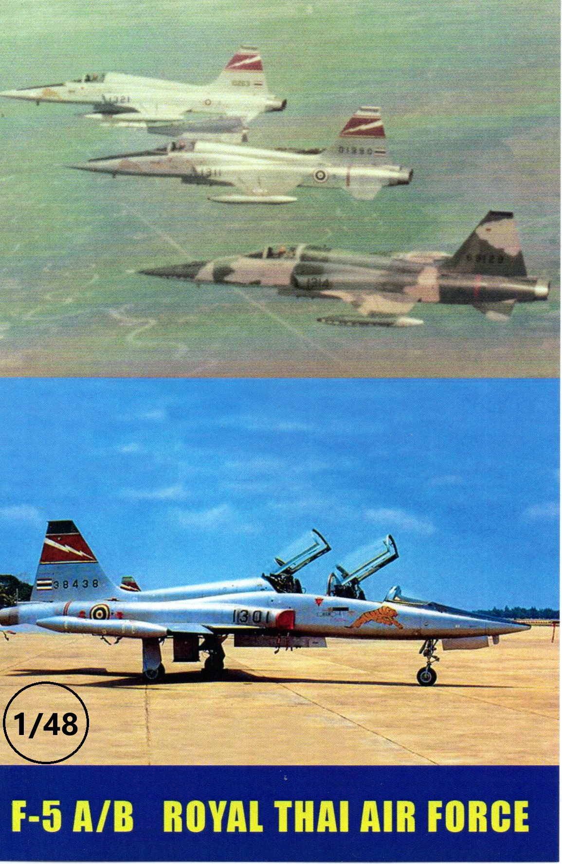 DECAL 1/48 F-5 A/B ROYAL THAI AIR FORCE