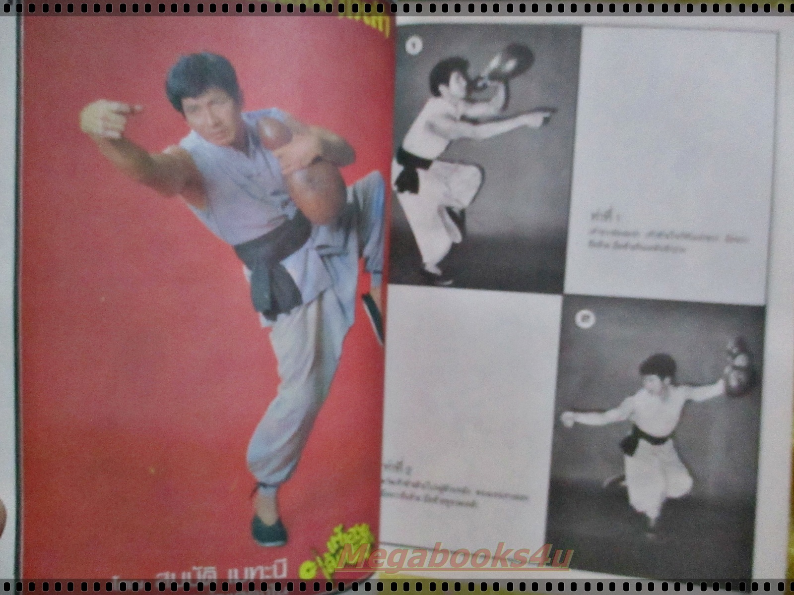 นิตยสาร ตำราฝึกมวยกังฟู ของเฉินธร ปก สมบัติ เมทะนี