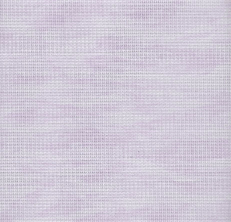 Zweigart 14 count. Vintage Lilac Aida (ผ้าไอด้า ขนาดตา 14 ช่อง/นิ้ว พิมพ์ลายสีม่วง)