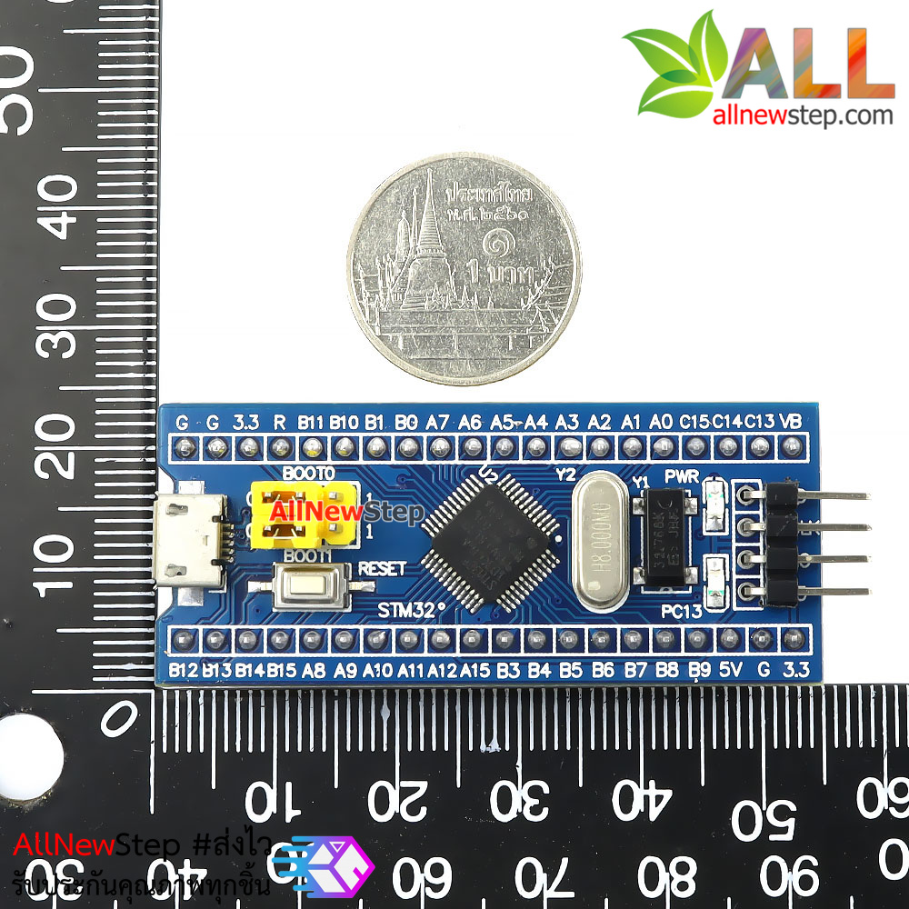 บอร์ด STM32F103C6T6 แบบบัดกรีแล้ว stm32f103c8t6 stm32 arm embedded microcontroller