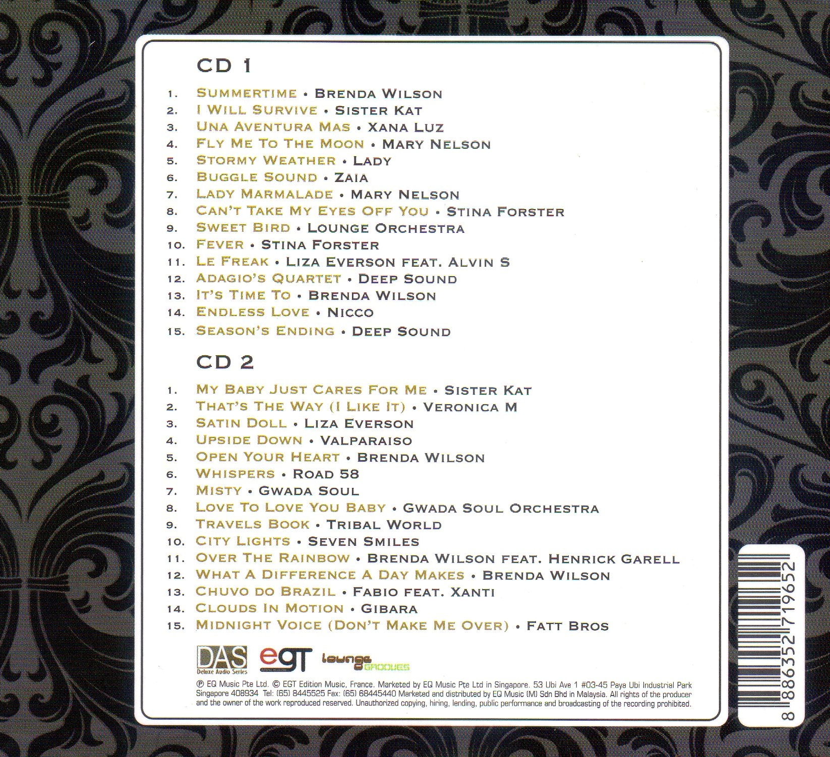 CD,Classics Chilled 1 Vintage Jazz And Evergreen Songs (2CD)(Various Artists)