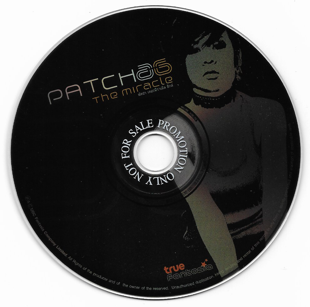 Used CD,พัดชา เอนกอายุวัฒน์ - The Miracle 6(Patcha Anekayuwat)(AF)(ไม่มีปก)(แผ่น CD ไม่มีรอย)(A)(2550)