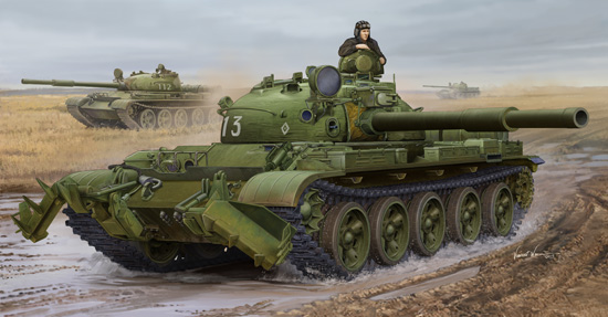 1/35 Russian T-62 Mod.1975 (With KMT-6 Mine Plow)