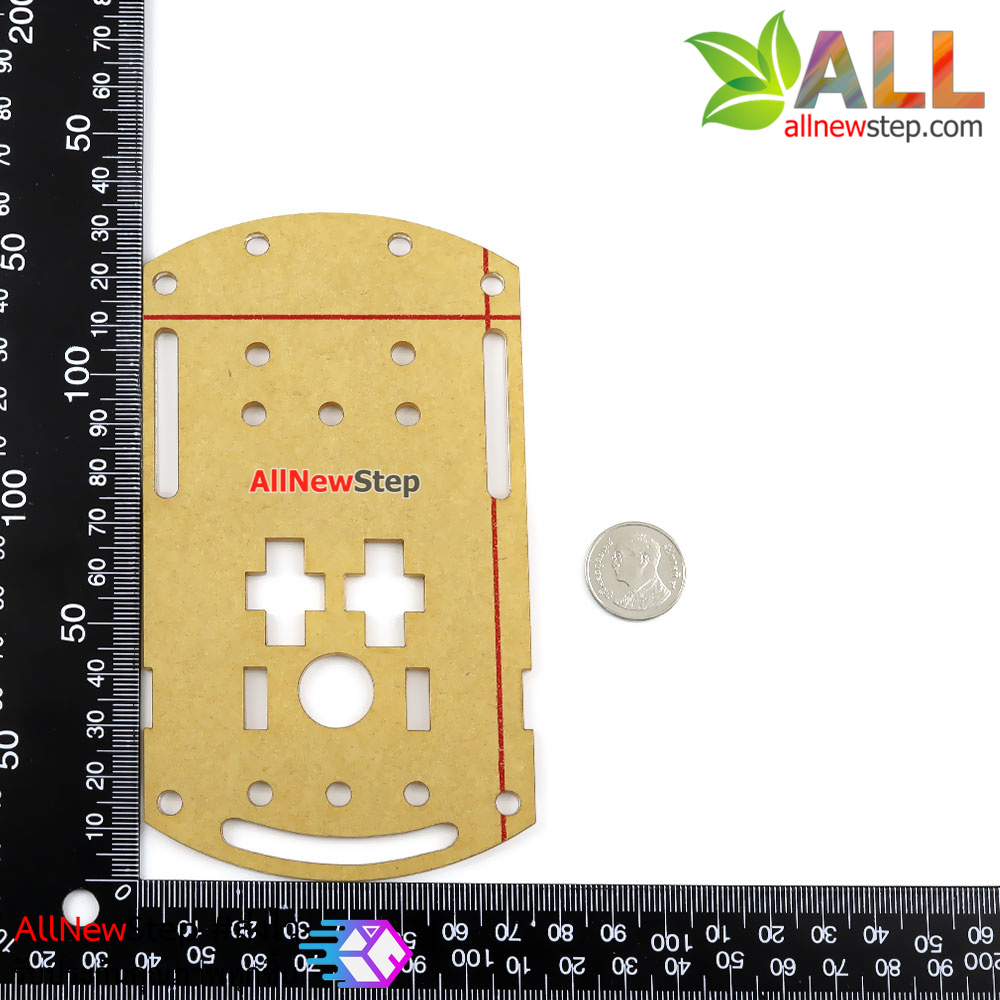 โครงรถ Smart car chassis 2WD acrylic