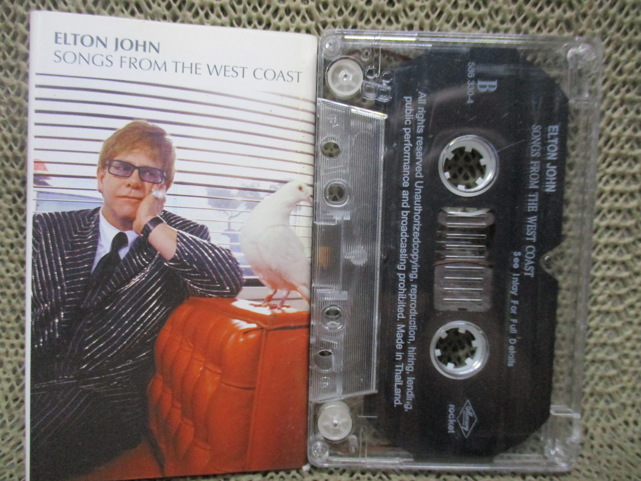 เทปเพลงสากล Elton John / Songs from the West Coast