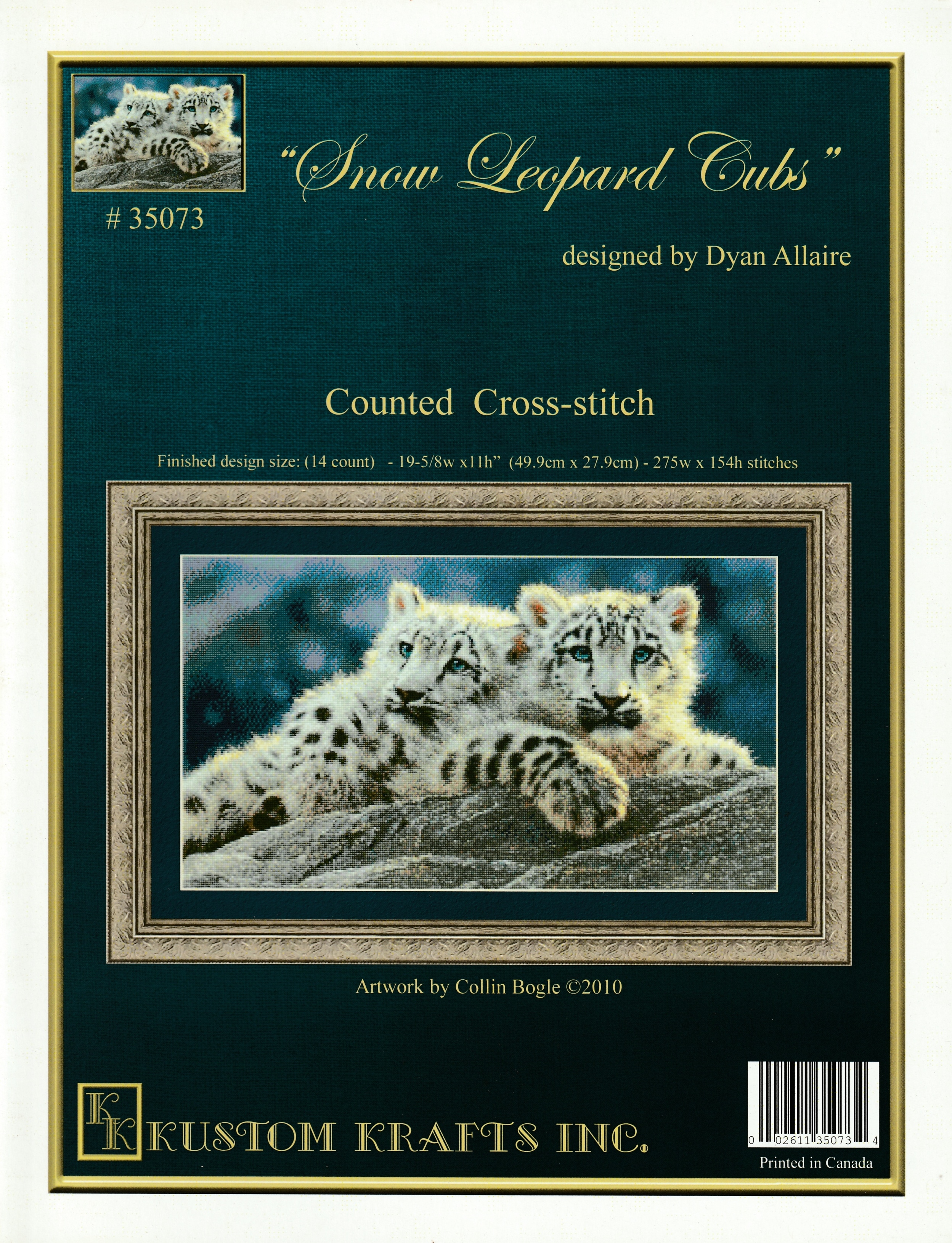 Kustom Krafts ผังลาย Snow Leopard Cubs