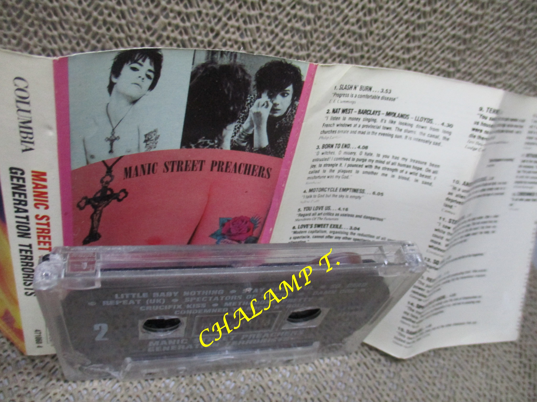 เทปเพลงสากล Manic Street Preachers - Generation Terrorists