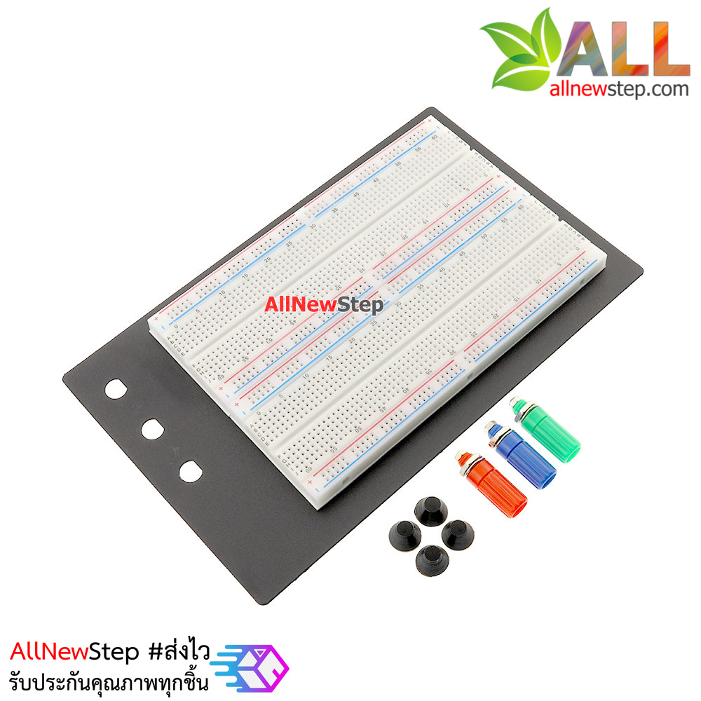 Breadboard Protoboard Test Circuit Board Tie-point 1660 ZY-204 บอร์ดทดลอง 1660 จุด