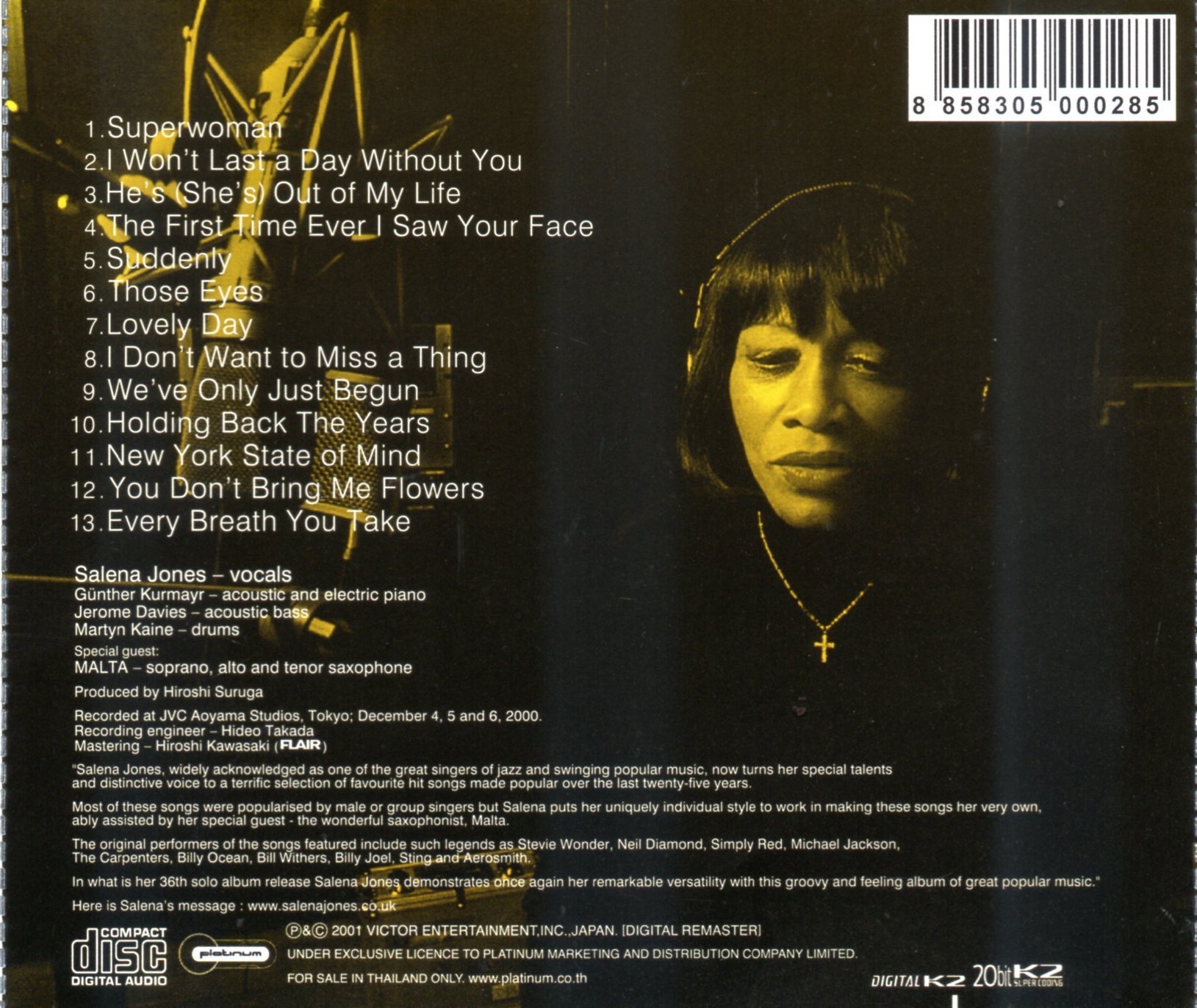 CD,Salena Jones - Those Eyes (2001)(Thai)