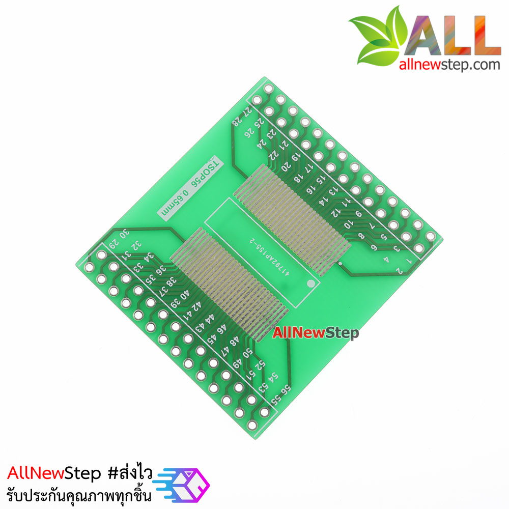 แผ่น PCB TSOP56 TSOP48 to DIP56 adapter board AM29 series chip 0.5mm 0.65
