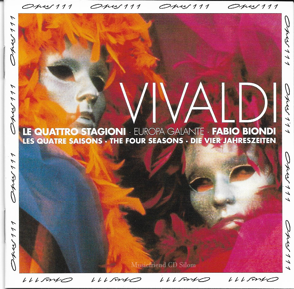 CD,Vivaldi - The Four Seasons (Biondi Vivaldi – Le Quattro Stagion)(Instrumental)(France)