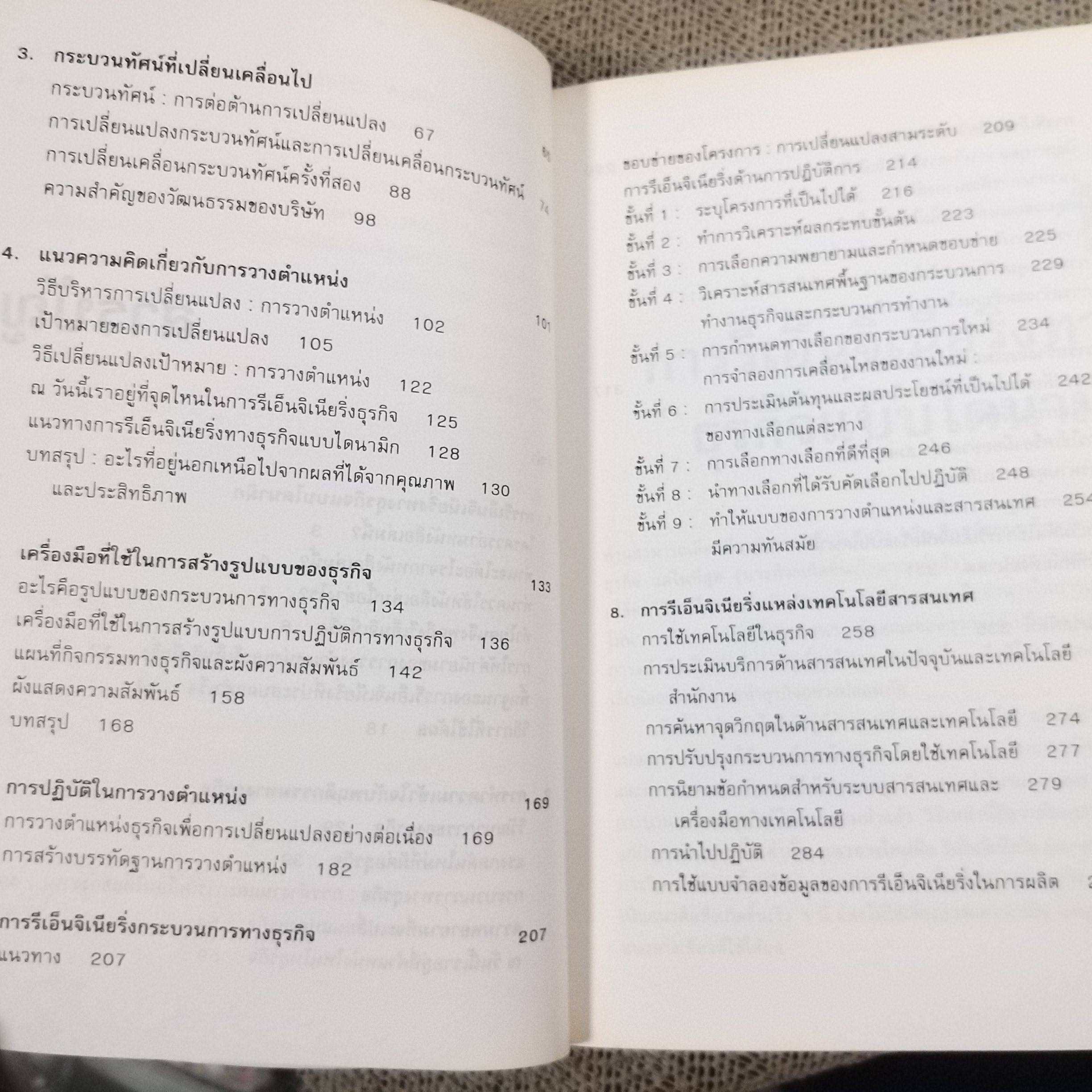 รีเอ็นจิเนียริ่ง Re-Engineering Your Business / Daniel Morris, Joel Brandon ผู้แปล วิฑูรย์ สิมะโชคดี