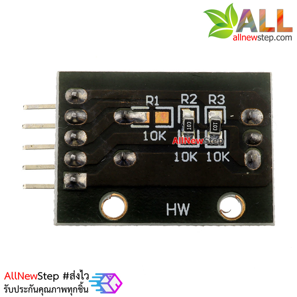 โมดูล Rotary หมุนรับค่า 360 องศาพร้อมสวิตช์ปุ่มกด Digital Rotary Encoder with Switch