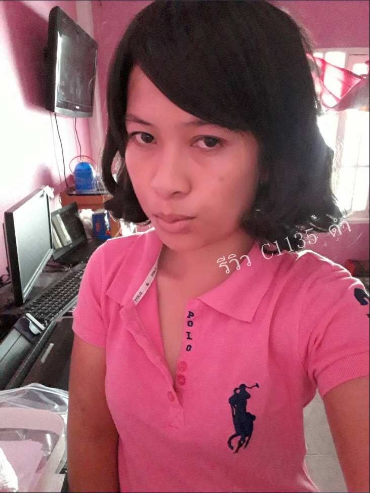 C1135 วิกผมสั้นม้าปัด ทรงปลายสวอล ทรงเป๊ะ